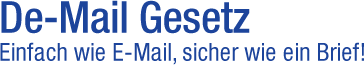 De-Mail Gesetz