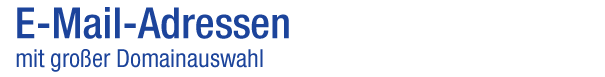 E-Mail-Adresse anlegen