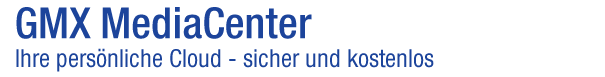 GMX MediaCenter - Meine kostenlose Festplatte im Postfach